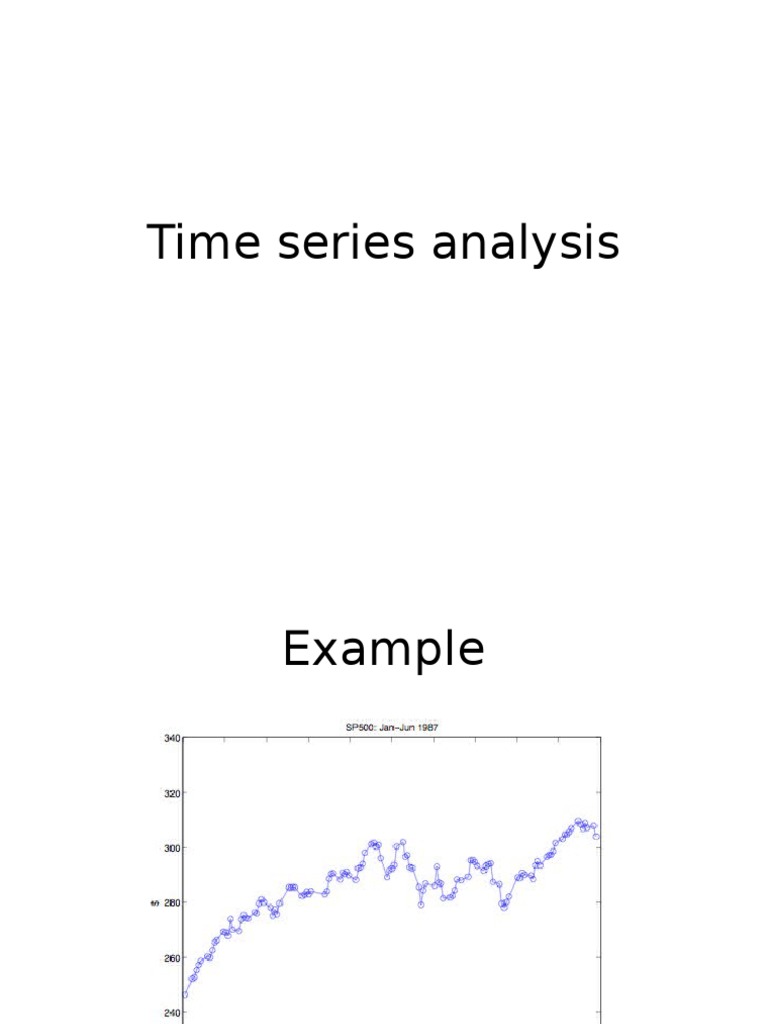 Time Series Analysis and Modeling Guide | PDF | Science & Mathematics ...