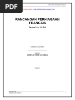 Contoh Rancangan Perniagaan