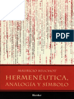 Mauricio Beuchot - Hermenéutica analógica y símbolo