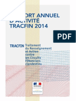 Rapport d'activité 2014 de Tracfin