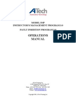 Operations Manual: Model Imp Instructor'S Management Program 3.0 Fault Insertion Program 3.0