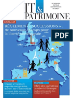 Une du n° 246 Droit & Patrimoine Avril 2015