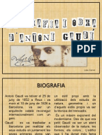 Biografia I Obra D'antoni Gaudí PDF
