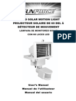 60 LED Solar Motion Light Setup Guide