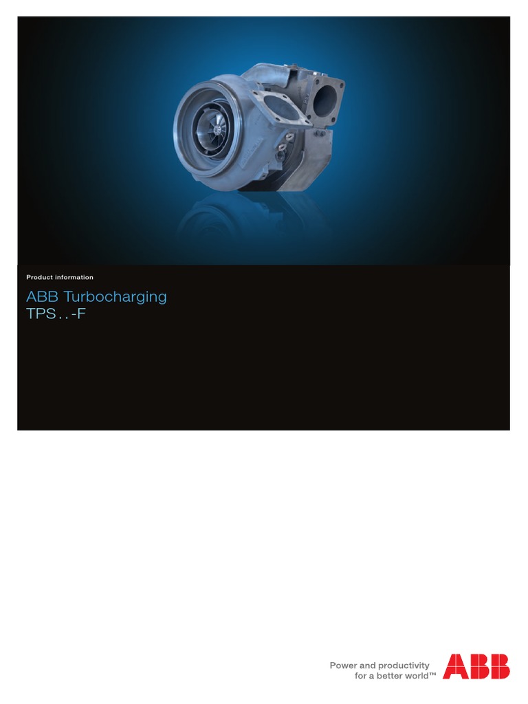 ABB Turbocharging TPS..F Turbocharger Turbine