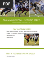 Training Football Specific Speed