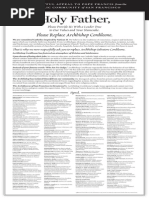 Download San Francisco Catholics Appeal to Pope Francis I by KQED News SN262097032 doc pdf