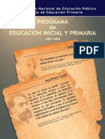 Programa de Educacion Inicial y Primaria 2008