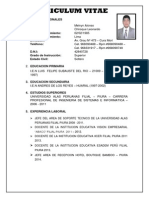 Cv-melvyn Alonso Chiroque Leonardo