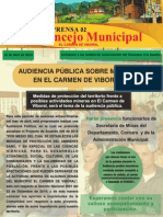 Boletín de Prensa 02... Audiencia Pública Sobre Minería en El Carmen de Viboral
