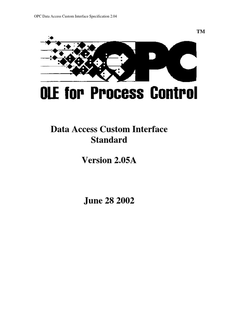 OPC Manual | PDF | Component Object Model | Server (Computing)