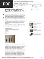 Desarmar y Reparar Monitor Samsung SyncMaster 943 NWX de 19& - Taringa!