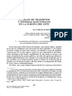 Modelos de Transición y Sistemas Electorales en La Europa Del Este