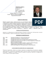 Ingeniero de Proyecto - Curriculum