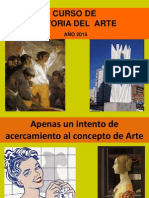 Concepto de Arte y Lenguajes Artisticos - IAVA 2015