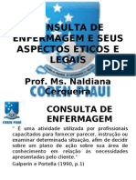 Aula Coren Sobre Consulta de Enfermagem