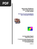 Educação Religiosa - Uma Reflexão Para Os Dias Atuais