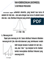 Pengukuran Kemencengan (Skewness)