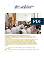 Contoh Khutbah Jumat Singkat