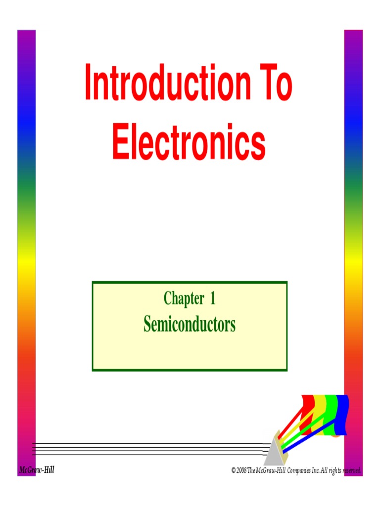 Chapter 1 Introduction (Semiconductors) | PDF | Semiconductors | Doping ...