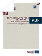 ELP Language Biography Checklists For Young Learners en