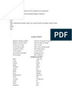 Algunas Palabras Traducidas de Chortí A Español Son