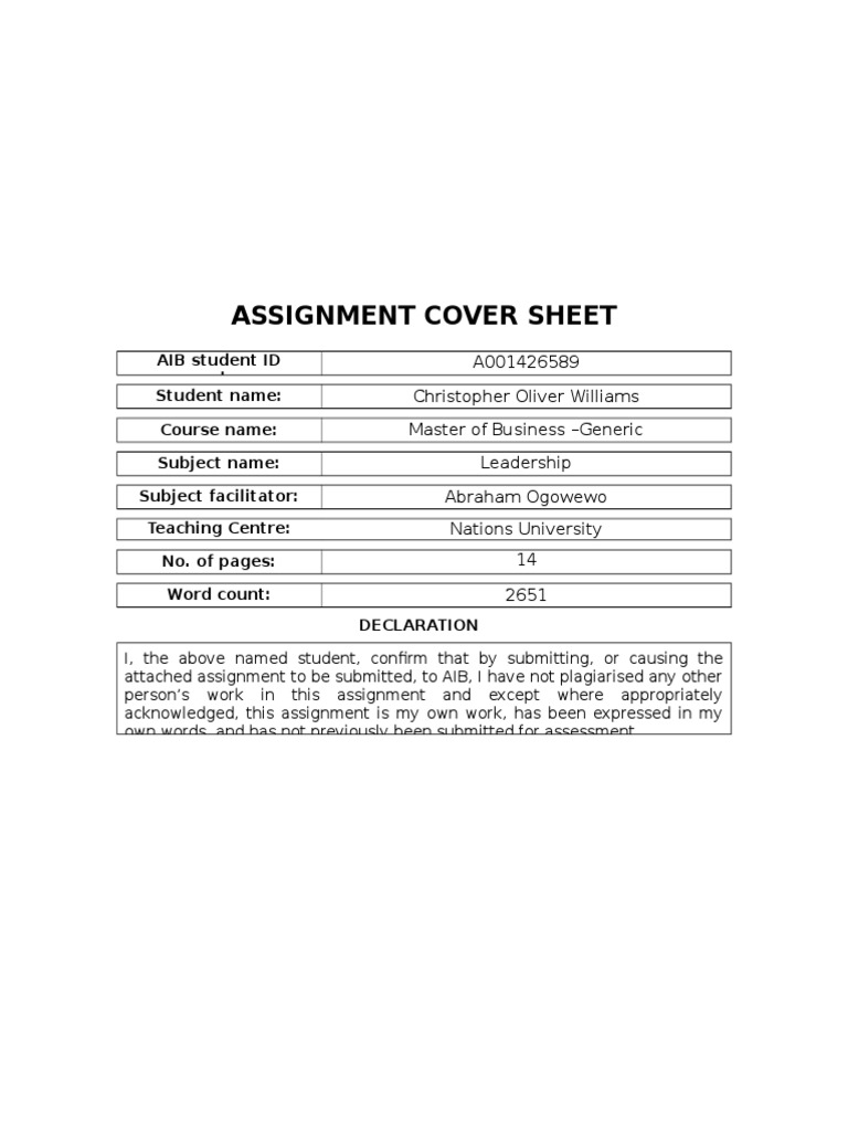 Management assignment picture