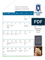 May Calendar, 2014-2015