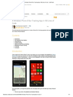 A Windows Phone 8 Run Tracking App in 100 Lines of Code - CodeProject