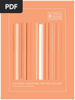 NEWZEALANDCultMin CulturalIndicators NewZeland Report 2009