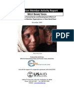 InterAction Member Activity Report WEST BANK/ GAZA