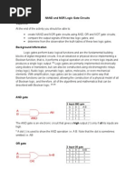 Nand and NOR Experiment - Docx Revised