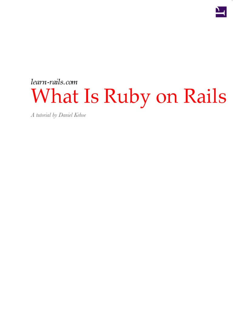 Intro To Ruby On Rails | PDF | Web Page | Java Script