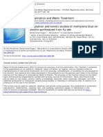 Adsorption and Kinetic Studies of Methylene Blue On Zeolite Synthesized From Fly Ash