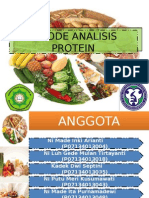 Metode Analisis Protein