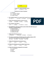 Amrita Chemistry Sample Paper