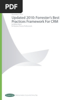 CRM Best Practices Framework Forrester