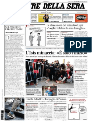 Il Corriere Della Sera 20 03 2015