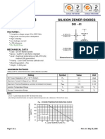 Z043B - Z0200B: Silicon Zener Diodes