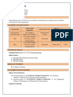 Electronics Engineer Resume