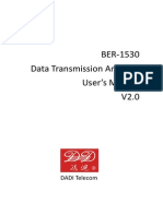 BER-1530 Data Transmission Analyzer Users Manual