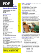 Minimalist Introduction To Anesthesiology Rev 1.5