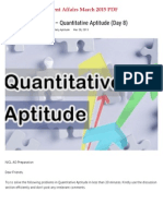 NICL AO Preparation - Quantitative Aptitude (Day 8)