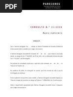 Parecer CDR Lisboa nº 31-2008