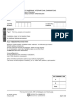 University of Cambridge International Examinations General Certificate