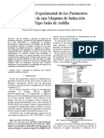 Estimacion Experimental de Los Parametros Electrincos de Una Maquina de Induccion Tipo Jaula de Ardilla