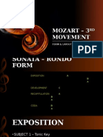 Mozart - 3rd Movement Form