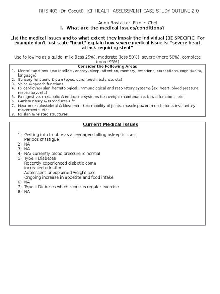 How to write a summary of a case study diabetes