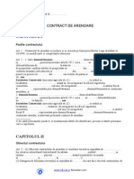 Contract de Arendare (Model 3)