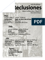 afiche ciclo reclusiones